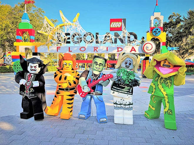 Meanwhile, over at Legoland, it's Brick-or-Treat time.  - photo courtesy of Legoland