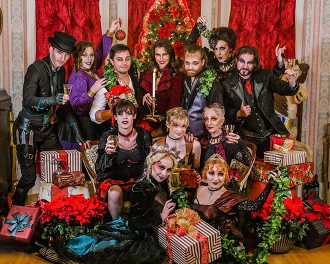 Phantasmagoria presents a "Most Haunted Victorian Christmas" at various venues in December - photo by Chris Bridges courtesy of Phantasmagoria