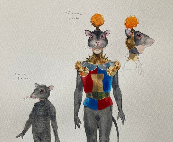 Concept art for costuming for Orlando Ballet's 'The Nutcracker' - Illustration courtesy Orlando Ballet/Facebook