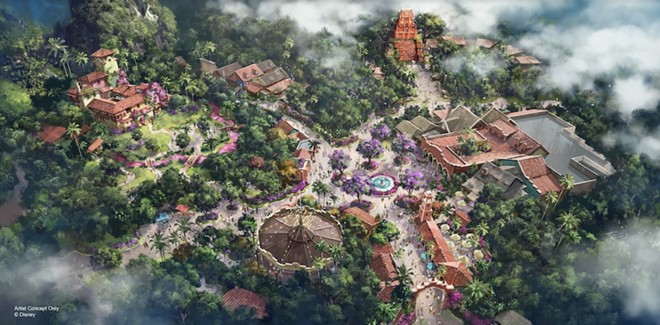 Concept art for Disney World's Dinoland - Photo via Disney World