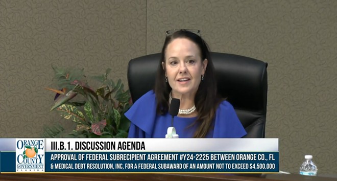 Orange County commissioner Nicole Wilson speaks during Board of County Commissioners meeting on June 18, 2024. - Orange County Government via Orange TV Archives