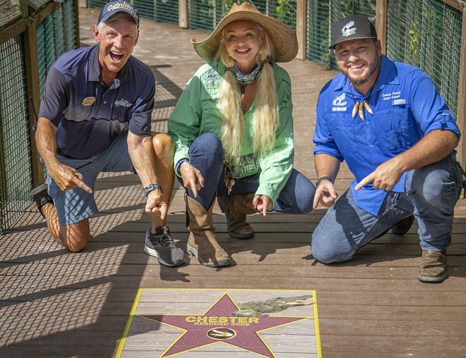 Gatorland celebrates 100 rescues with new Celebrity Alligator Walk of Fame