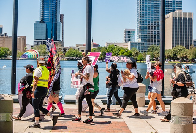 The Yes on 4 rally and March at Lake Eola Park - Photo by Matt Keller Lehman