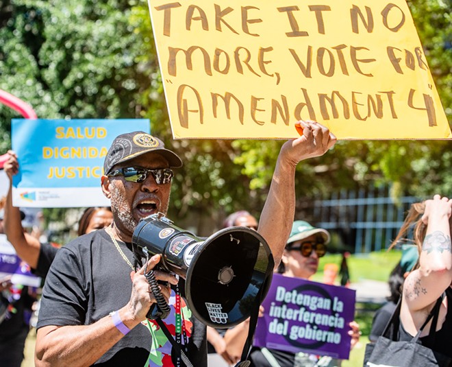 The Yes on 4 rally and March at Lake Eola Park - Photo by Matt Keller Lehman