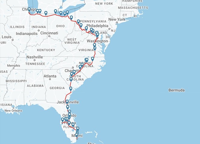 Amtrak offers new daily route from Orlando to Chicago starting in November (2)