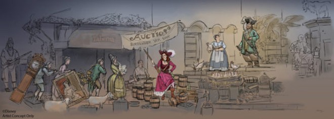 Disney finally scrubs human trafficking  from Pirates of the Caribbean ride