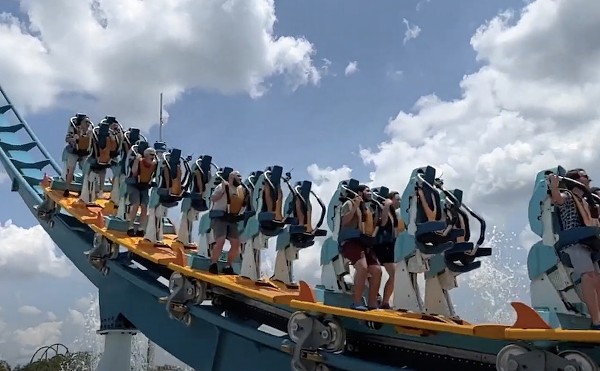 SeaWorld's newest roller coaster, Pipeline, is tons of fun but hard on the nards