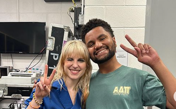 Sen. Maxwell Frost and Paramore's Hayley Williams post-show