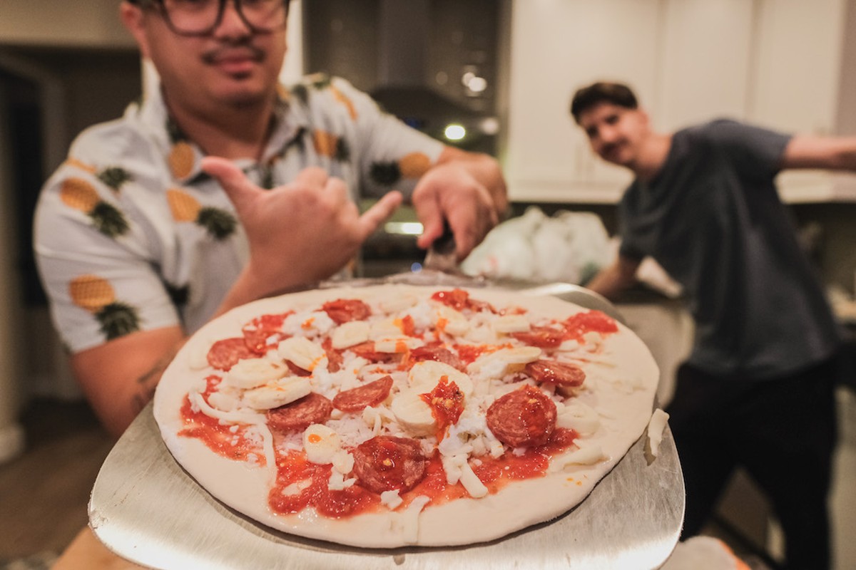 Perla's Pizza will serve a banana-pepperoni-Calabrese pepper pizza
