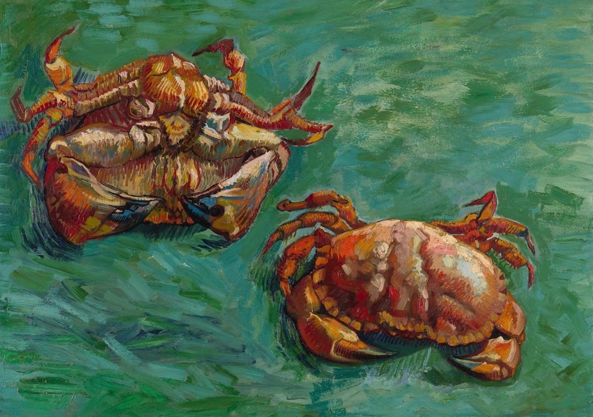"Two Crabs," Vincent Van Gogh (1889)
