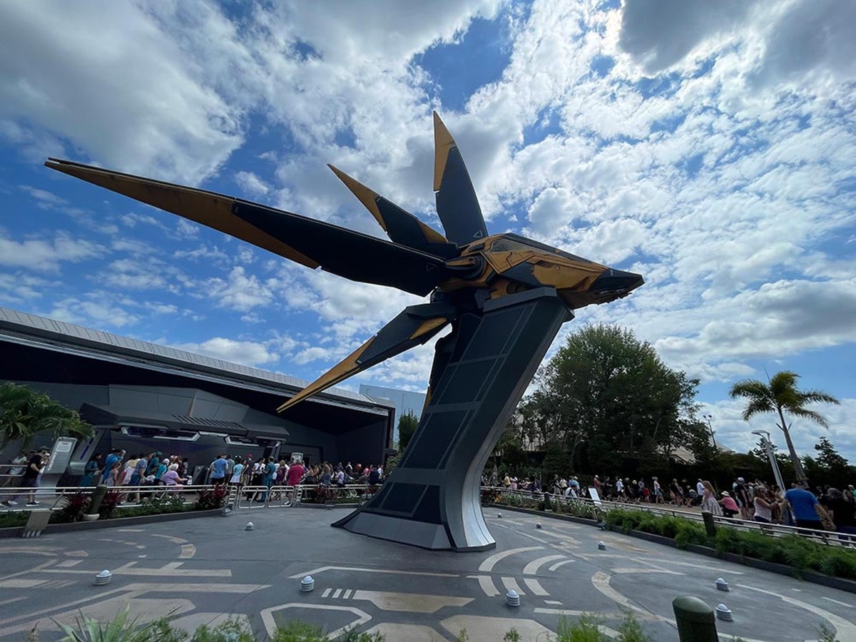 EPCOT officially debuts Guardians of the Galaxy: Cosmic Rewind, a huge roller coaster themed to Marvel's interstellar antiheroes