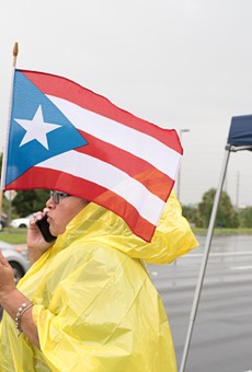 Puerto Rican evacuees set up 'tent city' to demand Rick Scott's help with housing