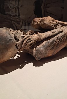 Mummies looks more like a permanent exhibit than a temporary set-up and the real buzz around Artegon is Gods & Monsters