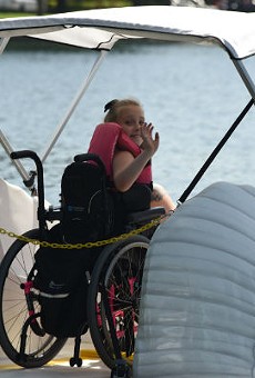 Lake Eola launches new wheelchair-accessible swan boat