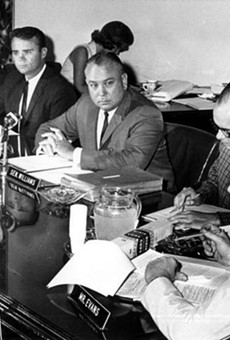 The "Johns" Committee holds a public hearing in Tallahassee on July 31, 1964.