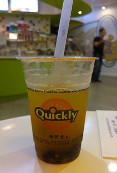 Drink this now: Passion fruit tea at Quickly Boba