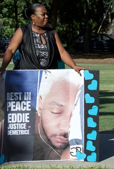 Survivors honor Pulse shooting victim Eddie Justice at Lake Eola vigil