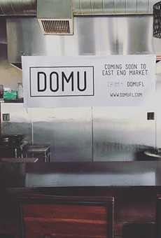 East End Market gets mysterious new tenant Domu, the Petrakis set to open up a new eatery at Disney Springs, plus more in local foodie news