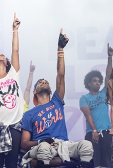 Pulse shooting victim Angel Colon dances for first time at Orlando Zumba convention