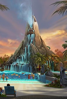 The yet to open Volcano Bay