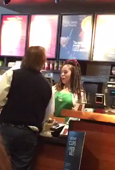 Florida man yells 'I voted for Trump' at black Starbucks barista