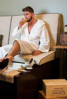 Dudes, you want this bourbon pedi for Valentine's Day