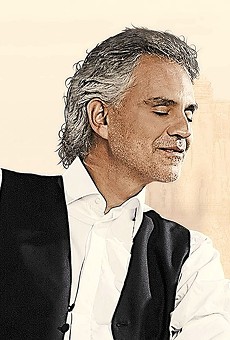 Opera crossover star Andrea Bocelli gives you a good reason to take your mom out for Valentine's Day