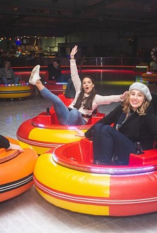 A nighttime ice rink with bumper cars is coming to Orlando