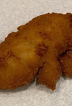 A Florida woman is selling a chicken tender shaped like a manatee for $5,000