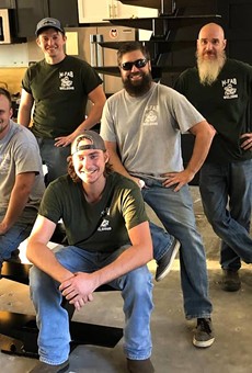 Members of the McCarthy Fabrication crew in October 2019