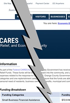 Orange County closes down CARES Act application portal for financial relief after only a few minutes