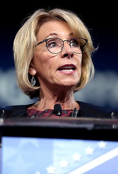 Betsy DeVos is visiting Valencia College on Friday
