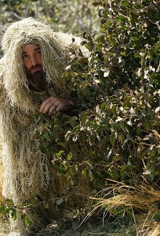 The infamous ghillie suit from "Last Man On Earth"