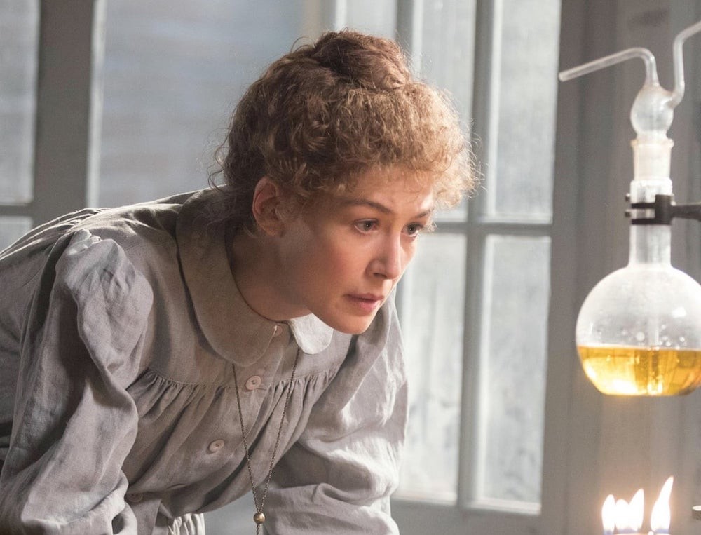 Rosamund Pike as Marie Curie in 'Radioactive'