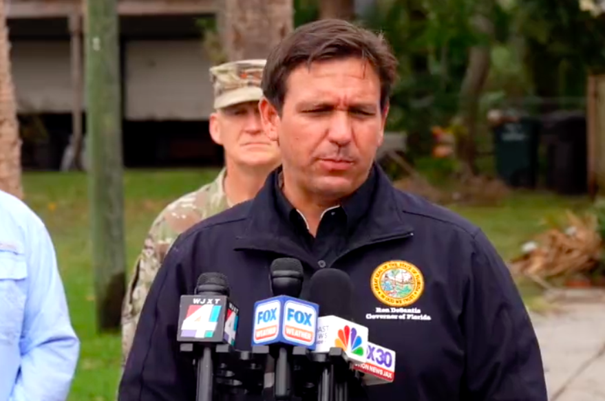 Ron DeSantis and Ashley Moody have pushed the idea that looting is happening in their state.