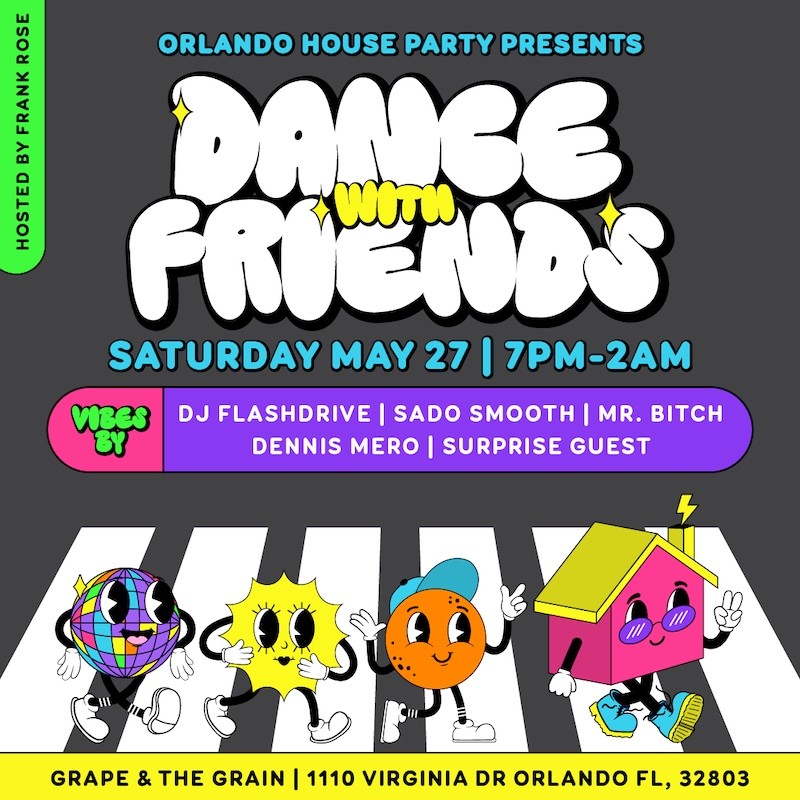 YOU ARE INVITED TO  DANCE WITH FRIENDS!