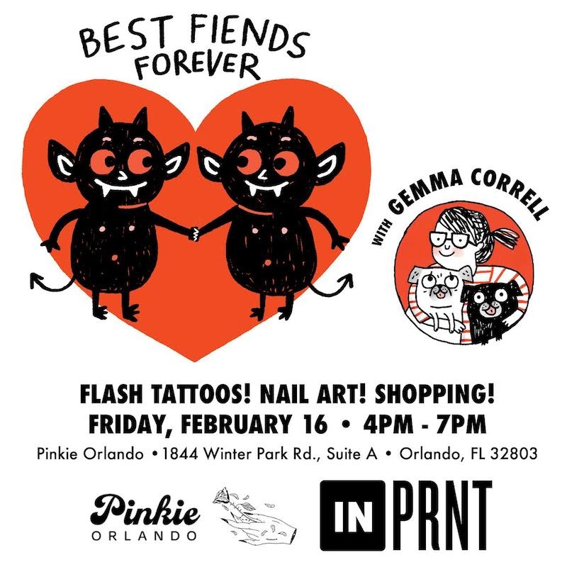 Best Fiends Forever: Gemma Correll, Pinkie Orlando, Art: Opening