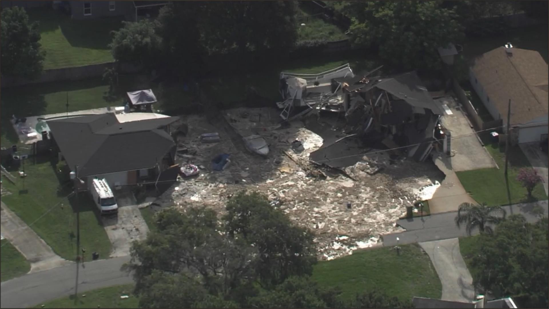 sinkholes under house