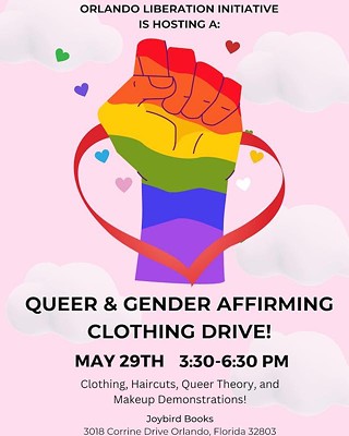 Queer and Gender Affirming Clothing Drive