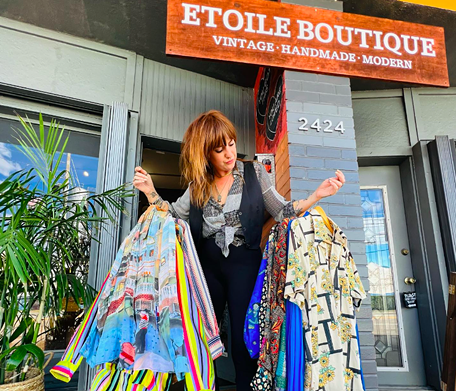 Etoile Boutique
2424 E. Robinson St., Orlando
Milk District’s own Etoile Boutique is a vintage dream shop offering a range of clothing, accessories, furniture and more. Owner Falon Quillen opened the shop in 2006 and has named her boutique Orlando’s resident original style hub, and rightfully so.
