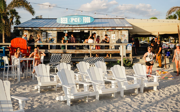 PCI Beach Bar & Snack Shack
6300 Gulf Blvd., St. Pete Beach
It's vacation mode all day long at the Beach Bar & Snack Shack that's part of the Postcard Inn in St. Pete Beach. The restaurant offers a variety of tasty options with poolside service and a solid tropical-inspired and classic drink selection.