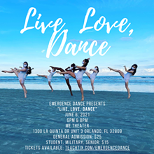 Live Love Dance Flyer - Uploaded by CatLinder