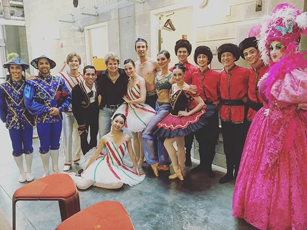 The Orlando Ballet hanging out with District 4 commissioner Patty Sheehan. Photo via drphillipsctr on Instagram.