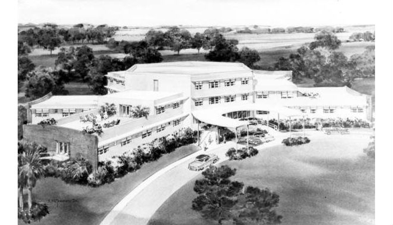 Bird's eye view of the Florida Sanitarium and Hospital