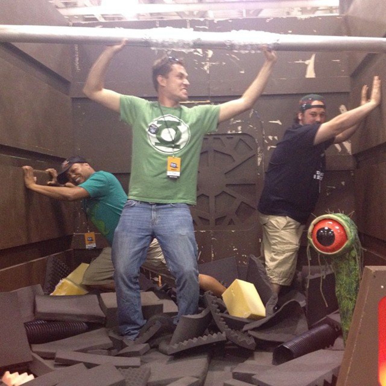 You could get crushed in a trash compactor while trying to escape prison.
Photo via Instagram user tommorganradio