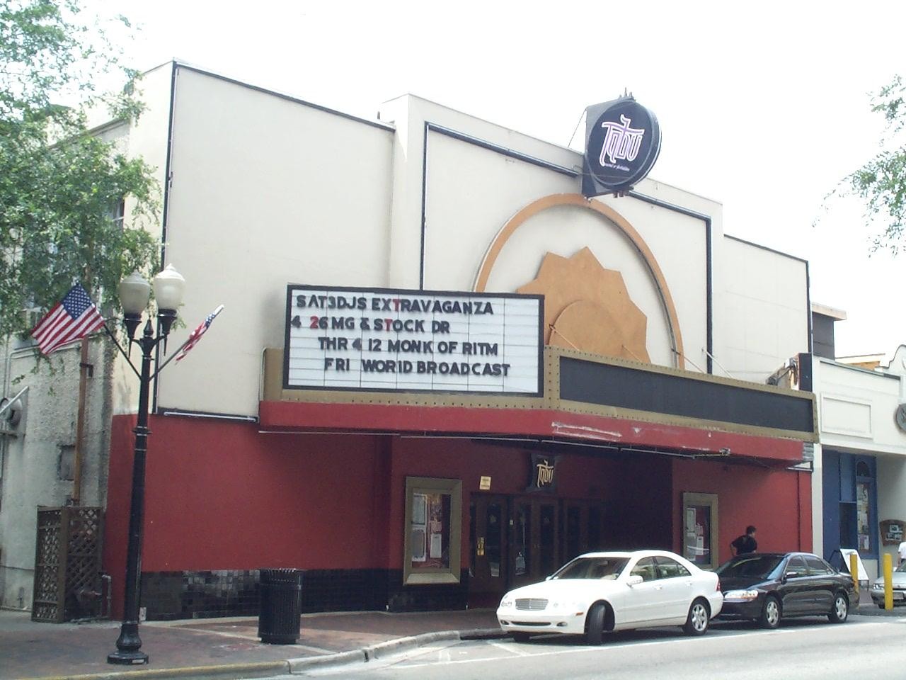 Beacham Theatre
46 N. Orange Ave. 
As Orlando&#146;s first theater, the Beacham was built in 1921 by Braxton Beacham Sr. Underneath the theater, there was a tunnel which allowed performers to easily get to the hotel across the street. While the venue has changed names a few times, over the years, it has hosted vaudeville acts, first-run movies, live music, and is now a nightclub and has live shows.
Photo via RICHES of Central Florida