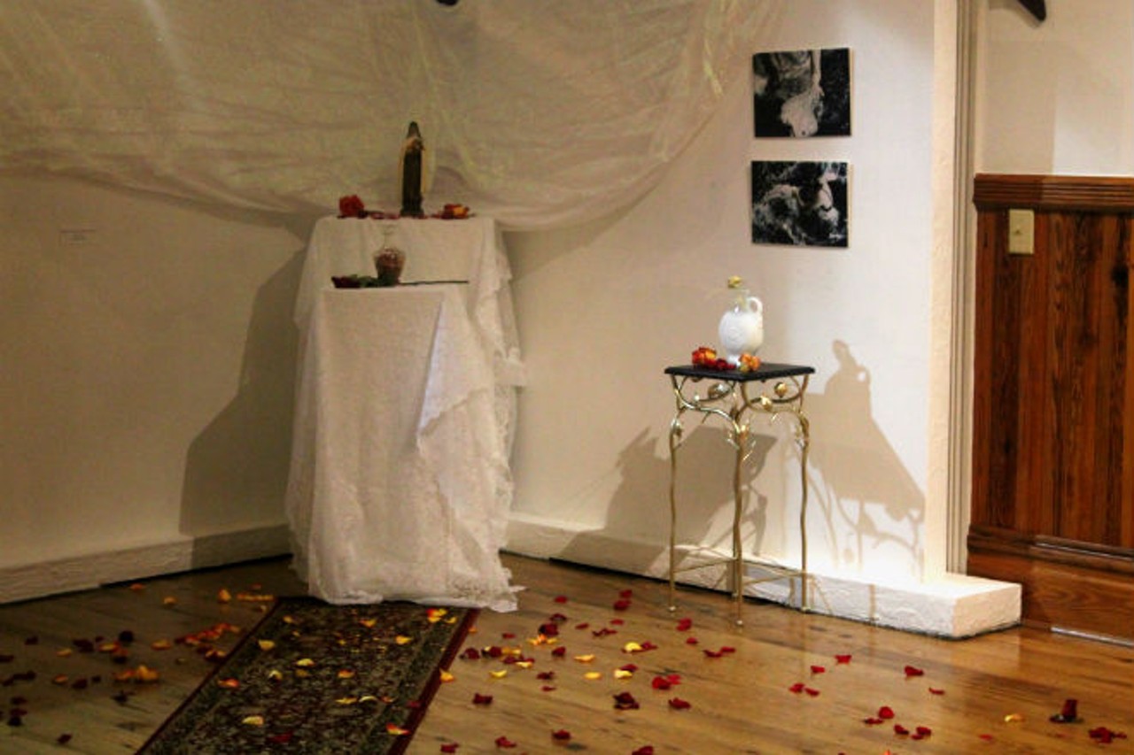 "The Prayers I Quietly Say At Night" installation by Ashley Inguanta