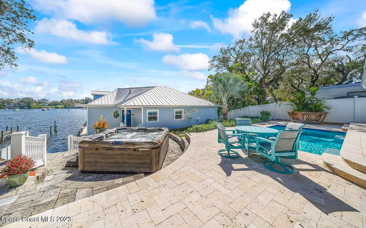 This $1.5 million Old-Florida home is literally on the water