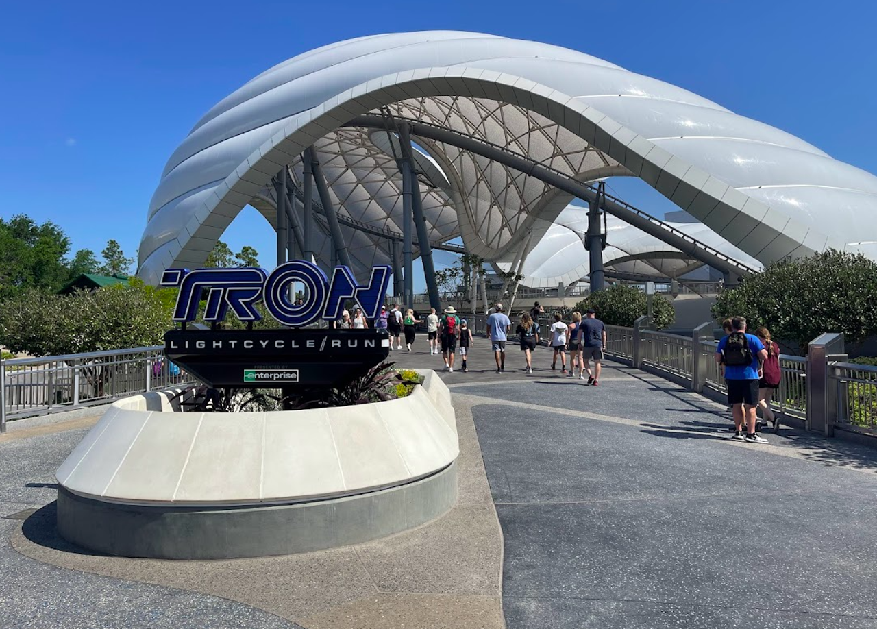 Everything we saw at Tron Lightcycle/Run's official opening at Walt Disney World's Magic Kingdom
