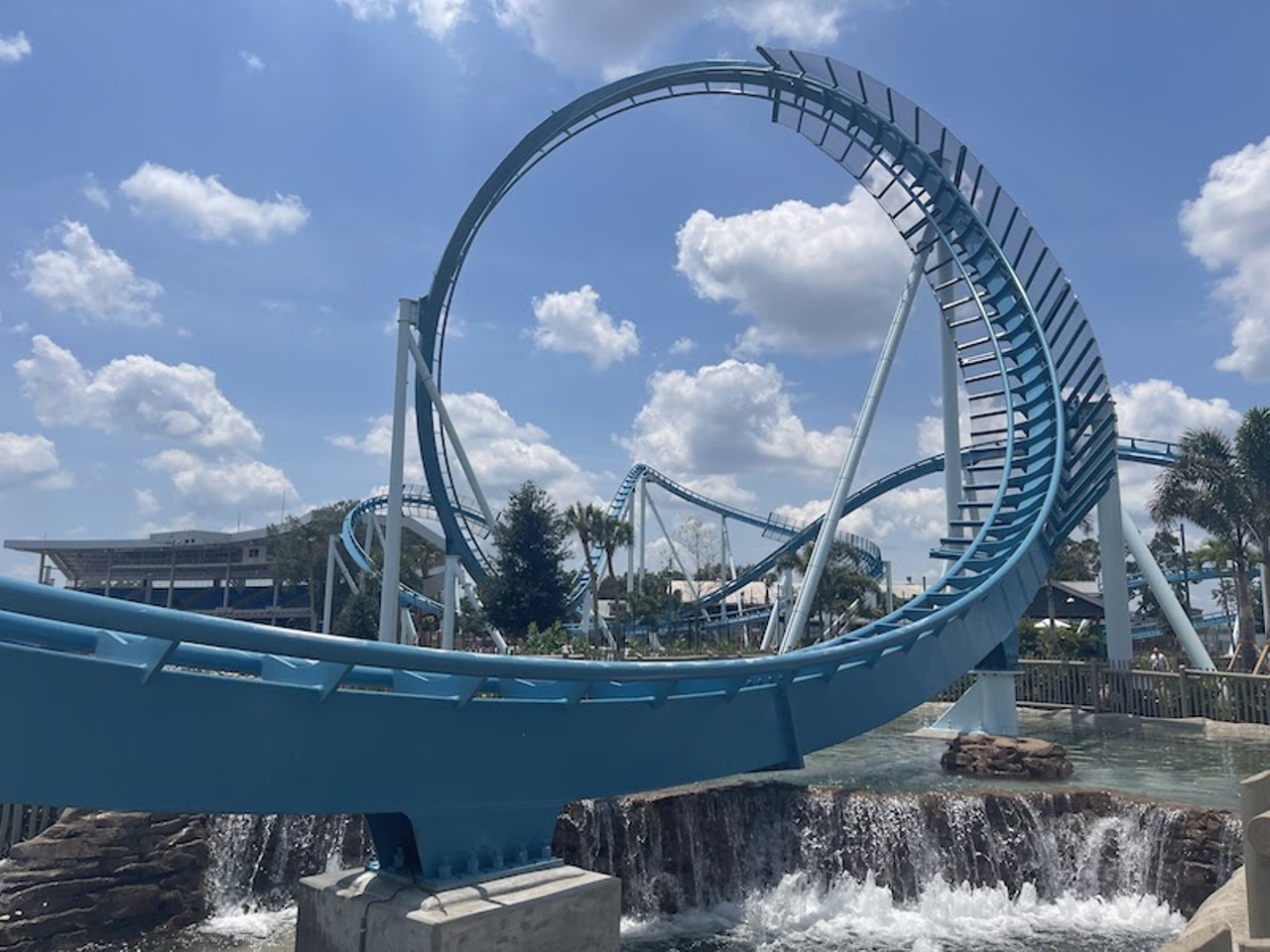 Pipeline, SeaWorld Orlando’s new stand-up surf-themed ride, is their seventh roller coaster.